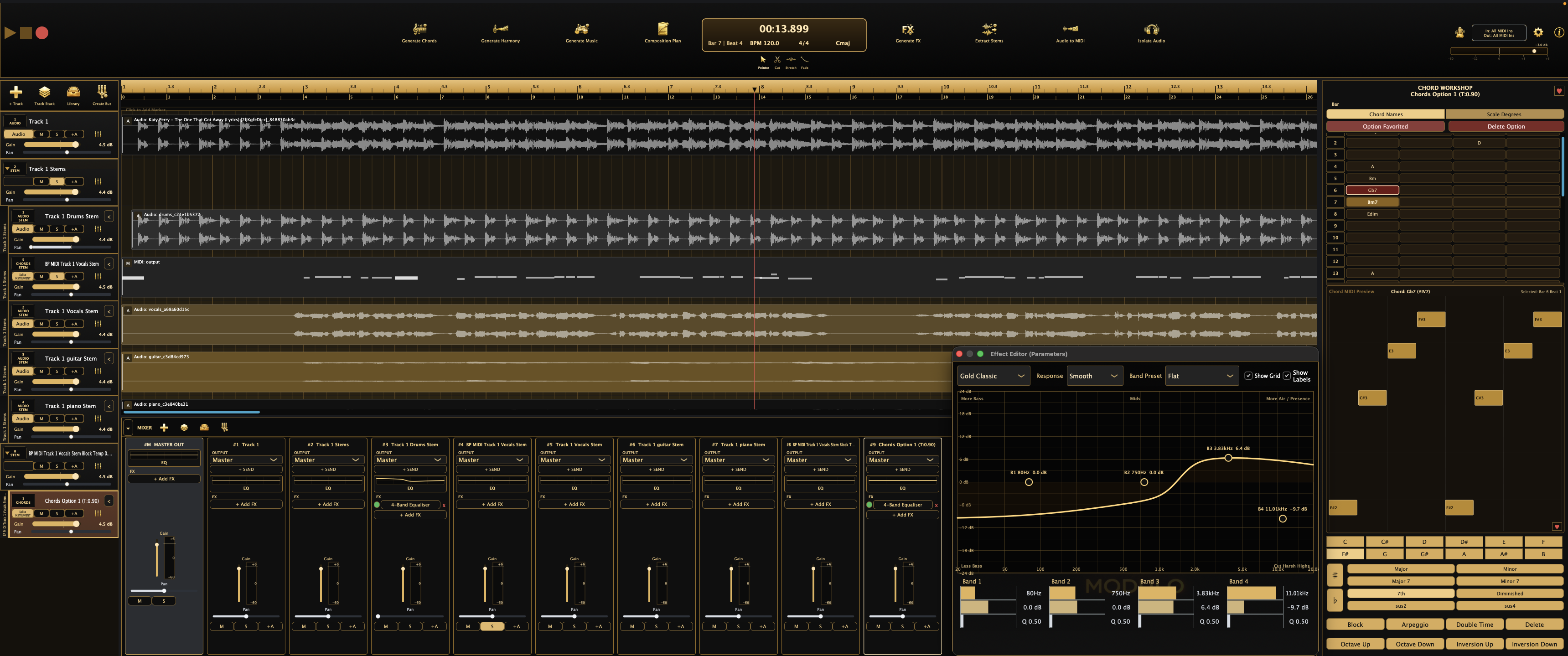 MODULO's main workstation view